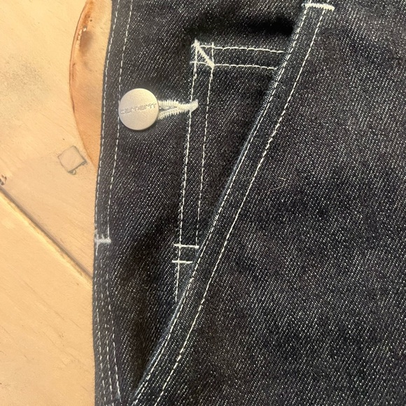 Eye Junta Wantanabe x Carhartt Men’s Black Jeans - Picture 3 of 6